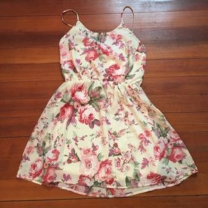 Floral Spaghetti Strap Dress