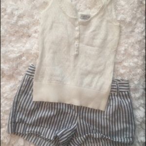 Size 4 Express shorts & Small guess top!