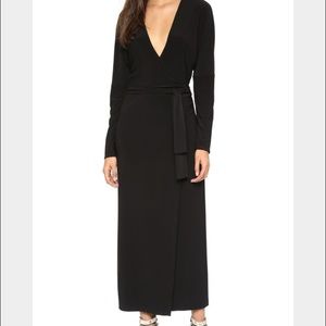 NWT Norma Kamali Black Wrap Dress XS