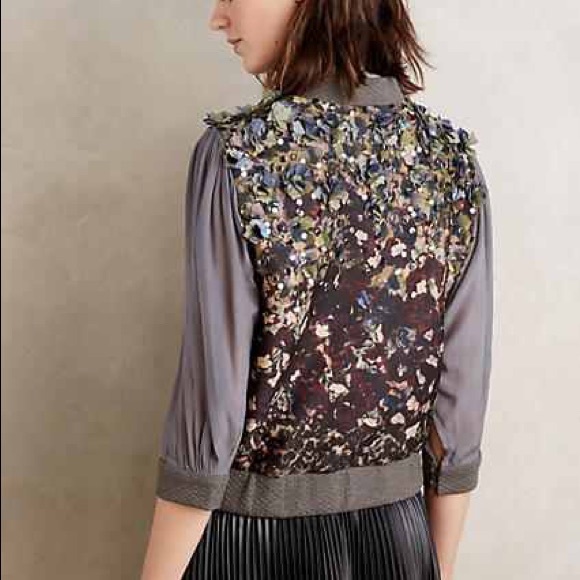 Anthropologie embellished bomber - Picture 4 of 4