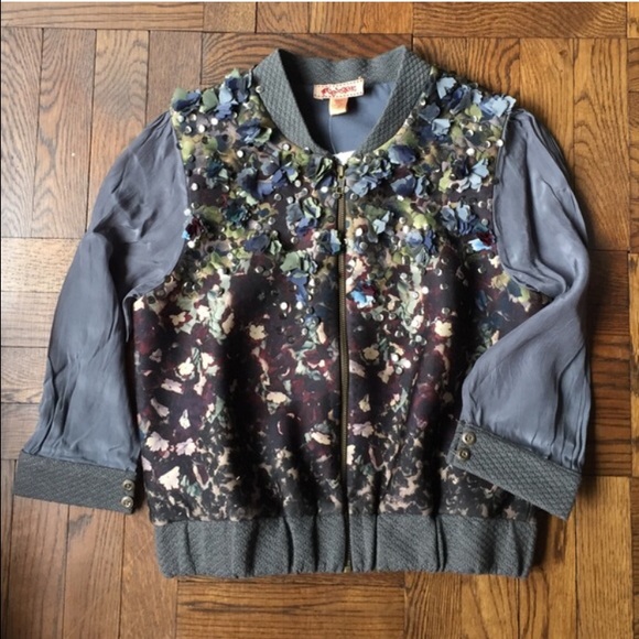 Anthropologie embellished bomber - Picture 3 of 4