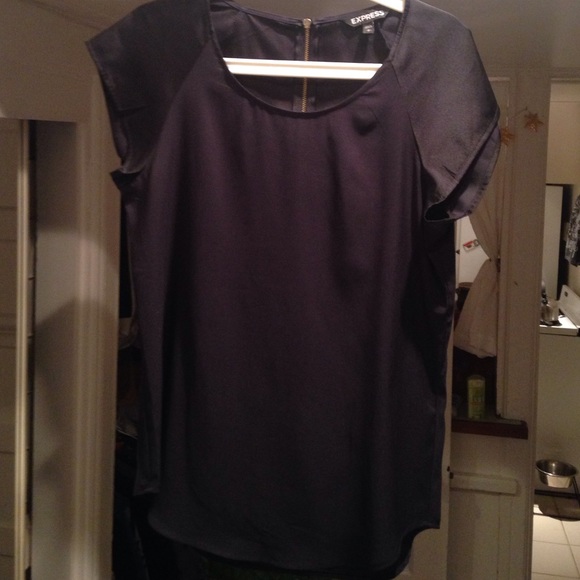 NWOT EXPRESS black blouse