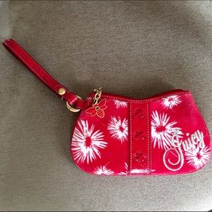 Red Juicy Couture Wristlet