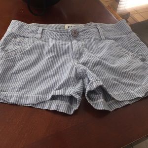 Pin striped shorts