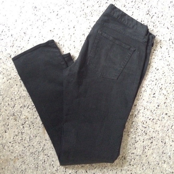 J. Crew Black Denim Matchstick Pants