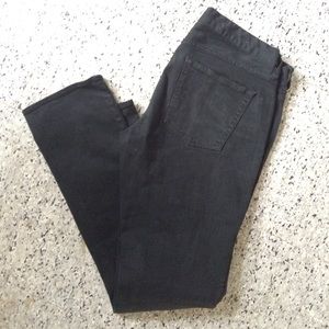 J. Crew Black Denim Matchstick Pants