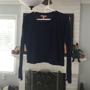 Zara. Blue top. Long sleeve