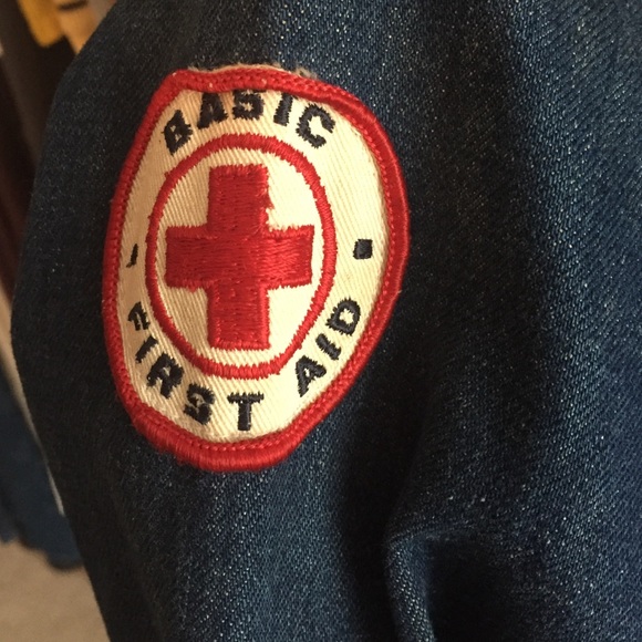 vintage patched denim jacket - Picture 3 of 4