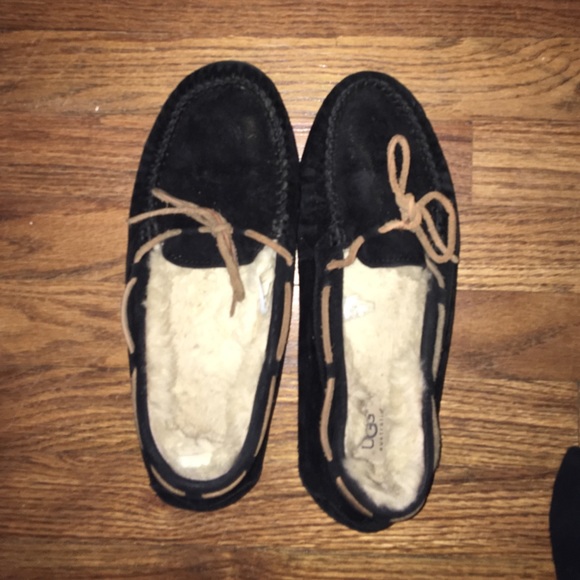 Black Suede UGGS