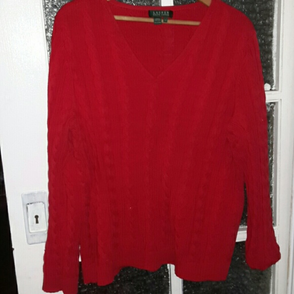 Ralph lauren  sweater red