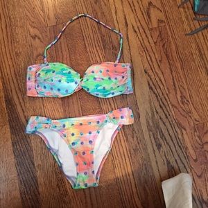 Multi colored bikini
