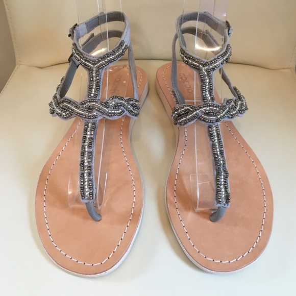 Cocobelle Nevis Brushed Silver Sandal