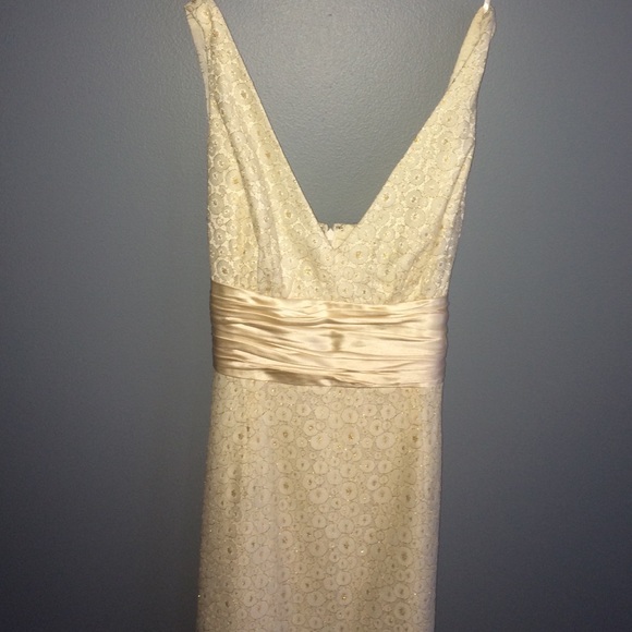Cream colored spring dress