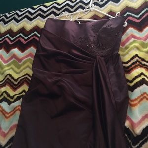 Brown prom Dress