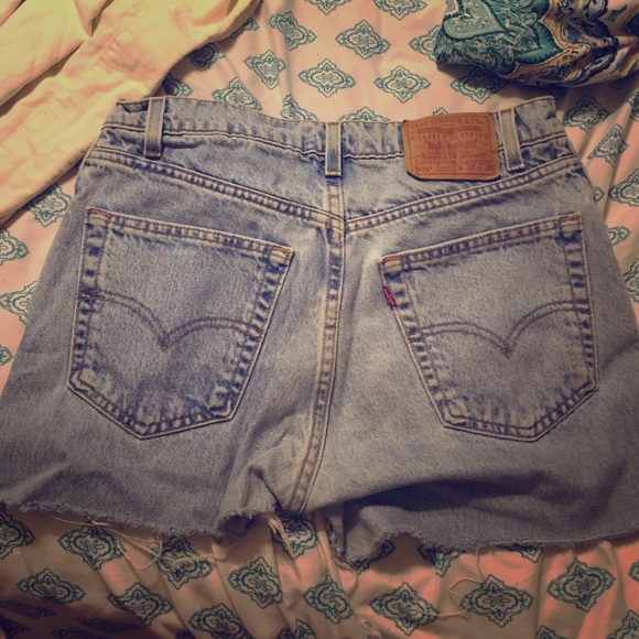 High waisted cut off Levi Shorts
