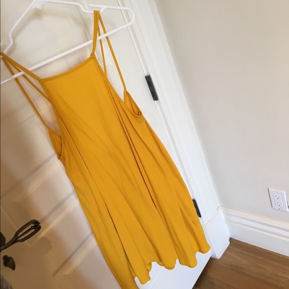 Urban outfitters mustard shift dress - Picture 1 of 2