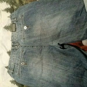 Two Pairs of Long Jean Shorts