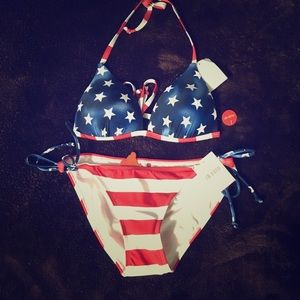 American Flag Bathing Suit