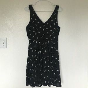 Modcloth black horse print dress