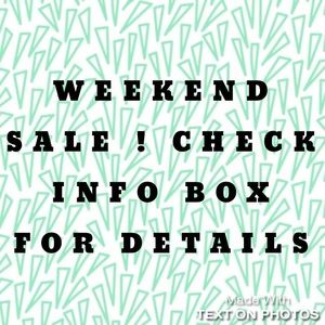 WEEKEND SALE🚨🎉
