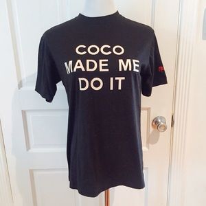 Coco made me do it tshirt