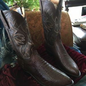 Lucchese Ostrich Boots ladies and men