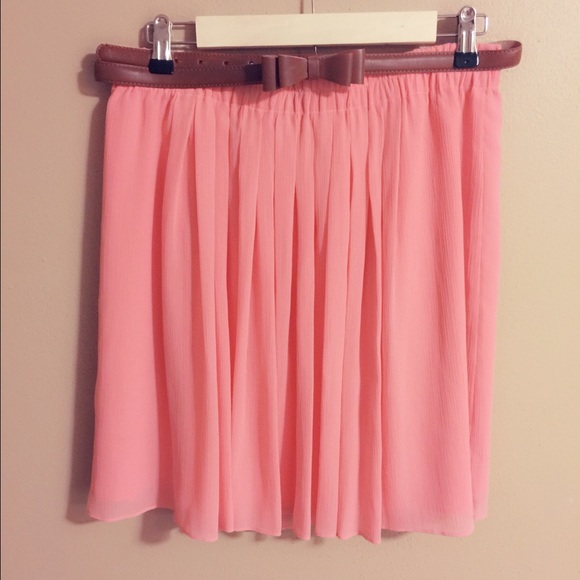 Loft Chiffon Pleated Skirt