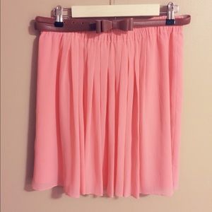 Loft Chiffon Pleated Skirt