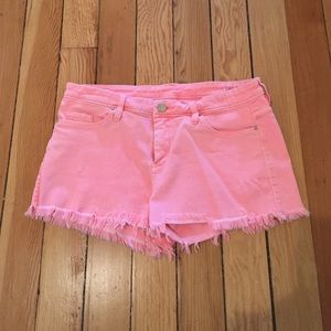 Pink Jean shorts