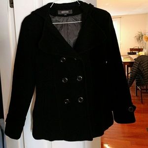 Kenneth Cole Black Peacoat