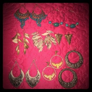 Earrings on earrings on earrings!