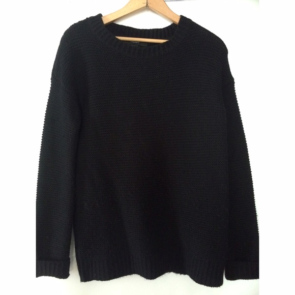 Black Forever 21 Oversize Sweater