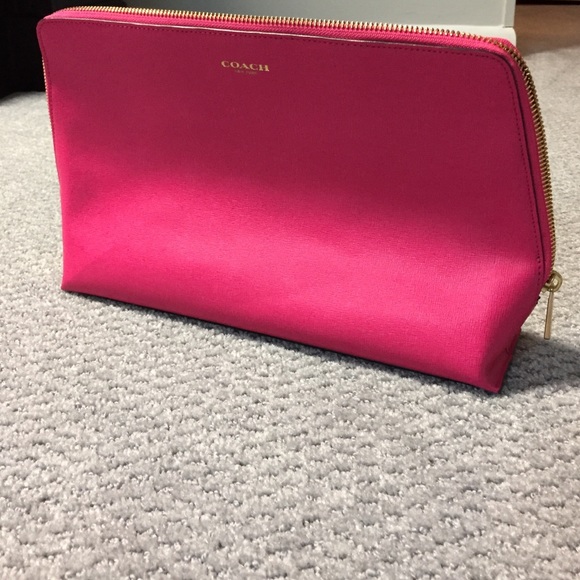 Hot Pink Coach Clutch/Pouch