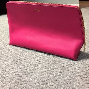 Hot Pink Coach Clutch/Pouch