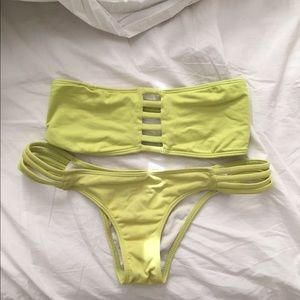 San Lorenzo Lime Green Bikini TOP
