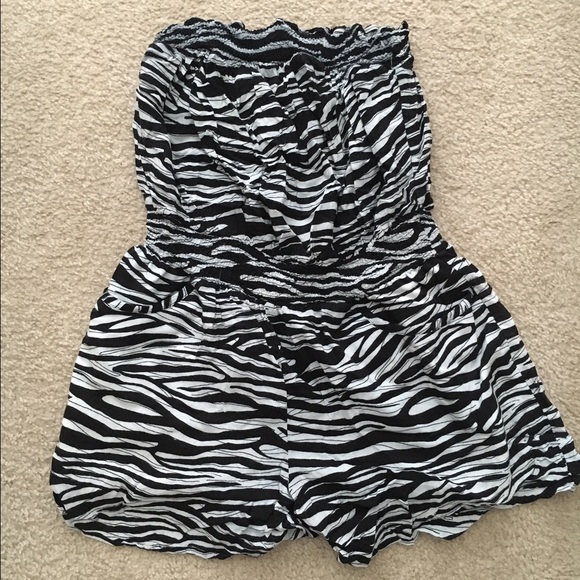 Zebra print Romper