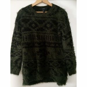 Forever 21 fuzzy sweater
