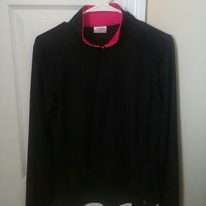 Long sleeve 3/4 zip shirt