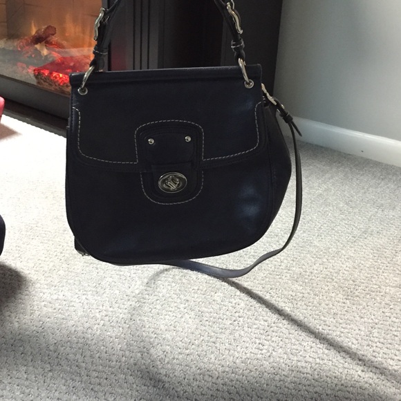 Navy Coach Crossbody bag