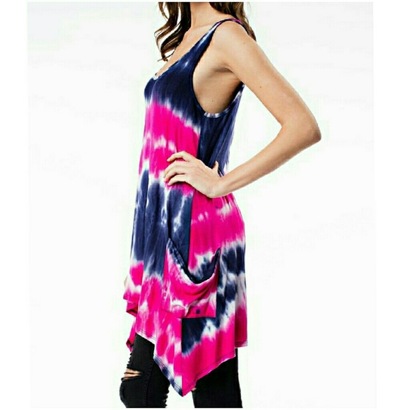 New tie dye tunicโ๏ธCloset Closing โ๏ธ - Picture 2 of 3