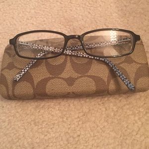 Coach eye glasses with Coach case