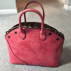 Pink snap in and out bag