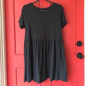 Forever 21 Baby Doll style Gray Dress