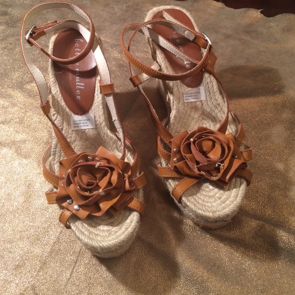 Bettye Muller wedge flower espadrilles