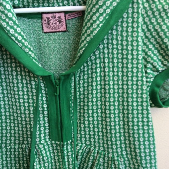 Juicy Couture Green Hooded Pullover sz S