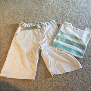 Shorts and tee outfit