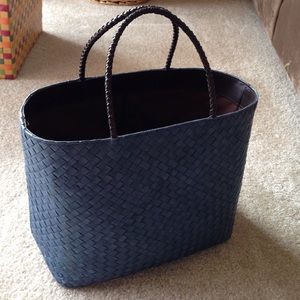 J Crew Straw tote bag