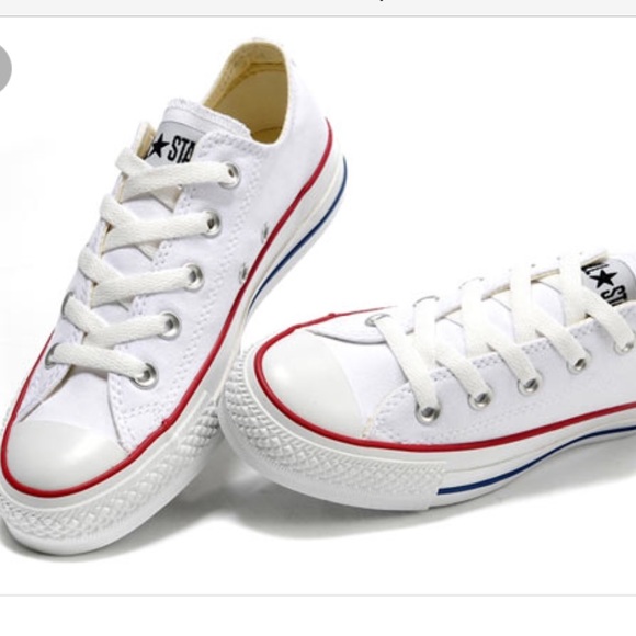 White low top converse