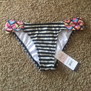 Billabong Striped Bikini Bottoms