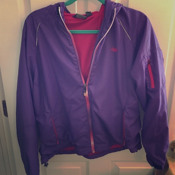 Purple New Balance Wind Breaker
